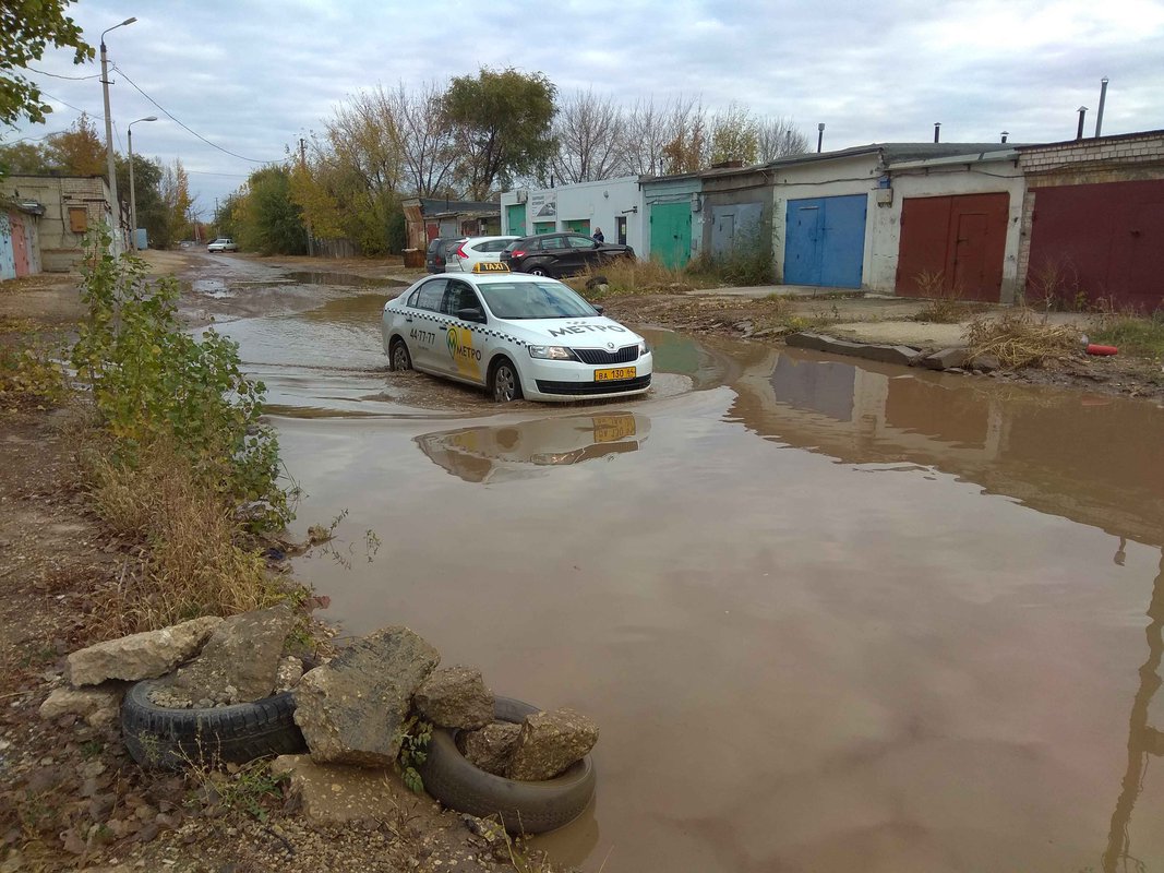 Карта убитых дорог города Балаково