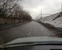 Вся транспортная улица в ужасных ямах