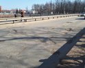Ямы многочисленные на мосту