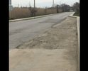 Так выглядит остановка у азс Атан. Больше похожа на танковый ров.