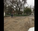 После раскопок водоканала так дело не дошло до ремонта улицы. Яма просто засыпана землёй. Уже совершеннолетняя