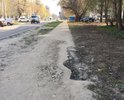 Тротуар не восстановлен после ремонта коммуникаций