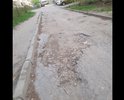 Полностью убитая дорога, огромные ямы глубиной 15 см и шириной по полметра. Необходимо устранить и положить на асфальт
