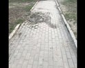 После ремонта ресурсоснабжающей организации провалился тротуар.