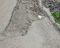 Кругом ямы. Тяжело проехать во дворе