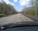 Ямы, трещины, волны на участке дороги от поворо а на Ясаулку в сторону ЗСМК, Новокузнецк