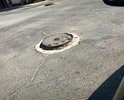 Вот так Славянское ДРСУ решило установить люки по ул Краснодарской на пересечении ул Красной не подумав ртом что они могут привести к ДТП