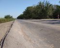 Разбитое дорожное покрытие