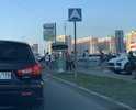 Упал дорожный знак на пешеходном переходе ул. Московская 162, г. Краснодар