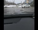 Проехать невозможно, приходится объезжать по встречной полосе