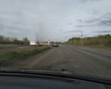 Ямы на участке дороги от ЗСМК АТП в сторону Бызовского шоссе