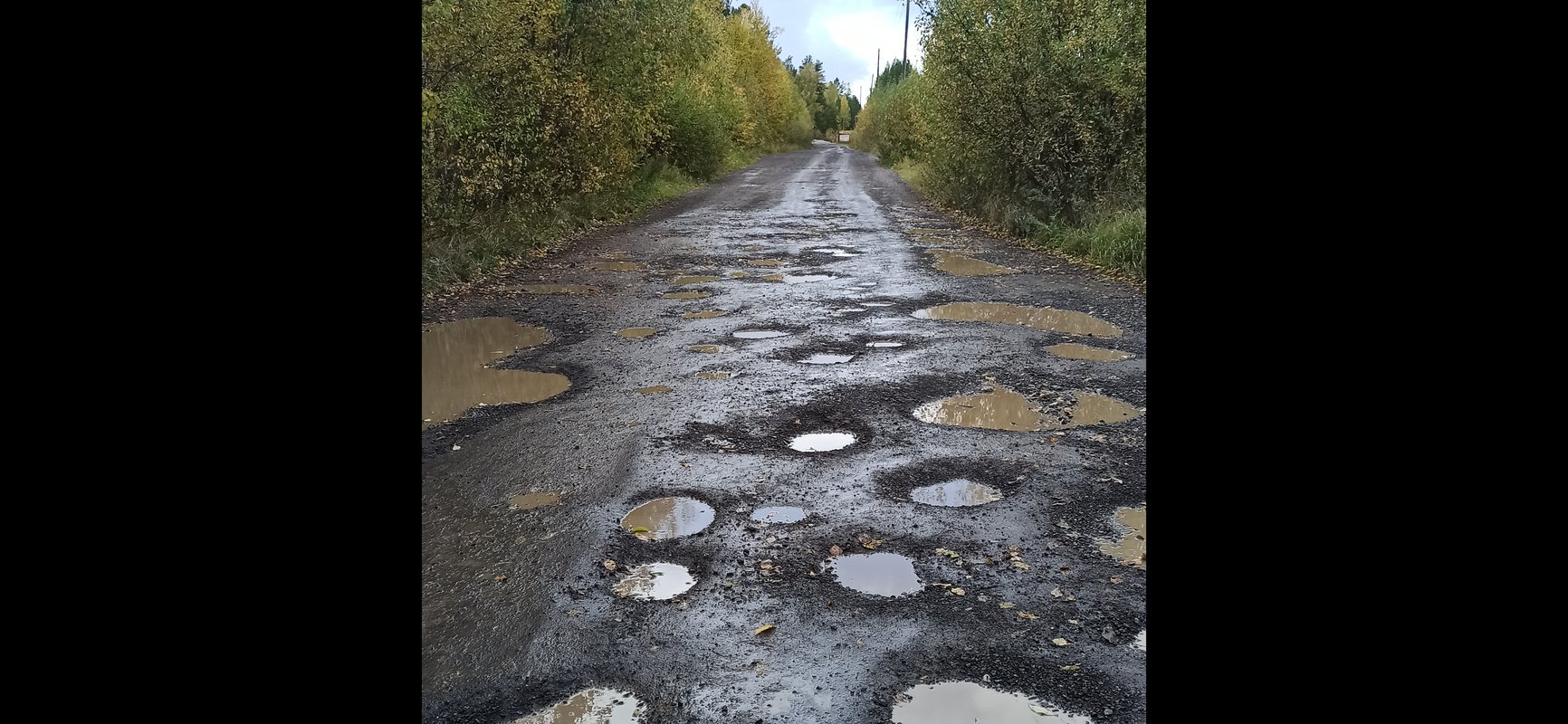 Карта убитых дорог города Полевской