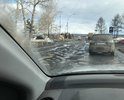 Федеральная трасса Вилюй, левый берег перед въездом на плотину Братской ГЭС.