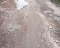 даже на велосипеде ямы сложно обьехать.