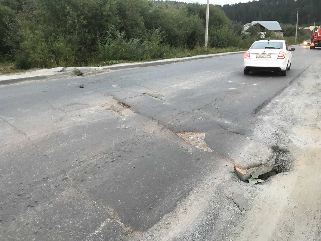 Карта убитых дорог города Златоуст