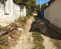 улица Слепнева в г. Севастополь, ямы и колдобины 15-20 см, асфальта нет