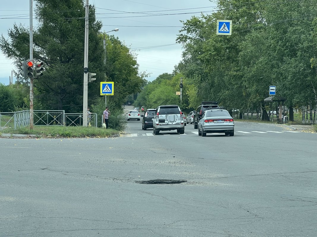 Карта убитых дорог города Комсомольск-На-Амуре