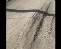 Продавлено дорожное полотно по улице Кирова от 63 дома до пересечения с улицей Чкалова. Дорога активно используется общественным транспортом.