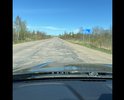 На дороге нет живого места, все в ямах